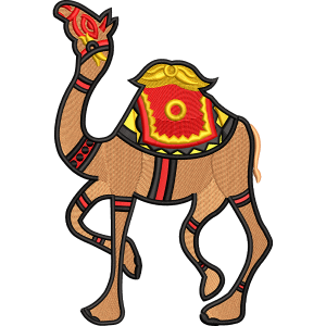 Camel Embroidery Design