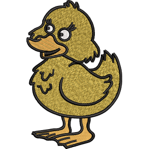 Clever Duck Embroidery Design