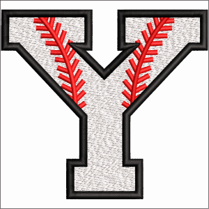 Y Letter Embroidery Design