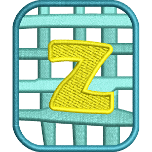 Z Letter Embroidery Design