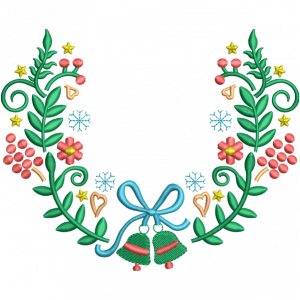 bell flower embroidery design