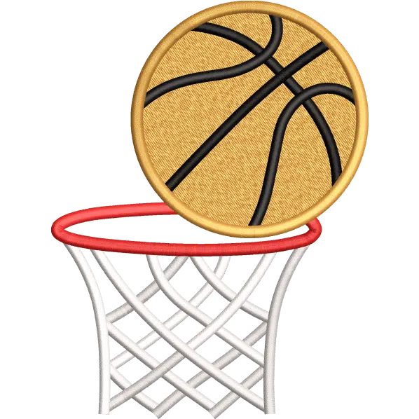 ballbasket embroidery design