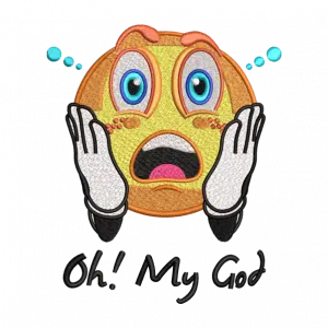 OMG embroidery design