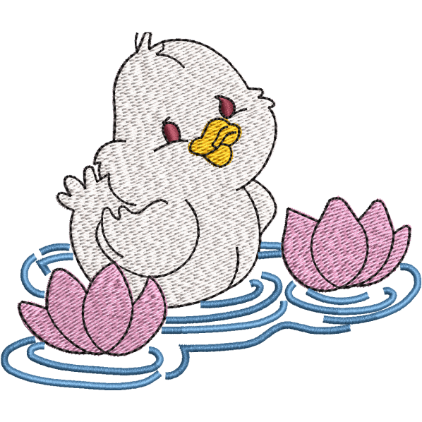 chicky embroidery design