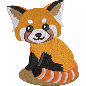 fox embroidery design