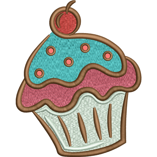 ice cream embroidery design