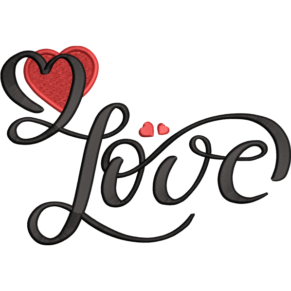 heart embroidery design