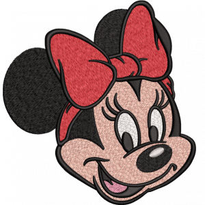 girl mickey mouse embroidery design