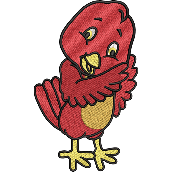 chick embroidery design
