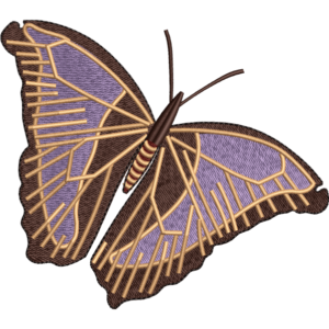 brown butterfly design