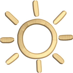 sun rays design