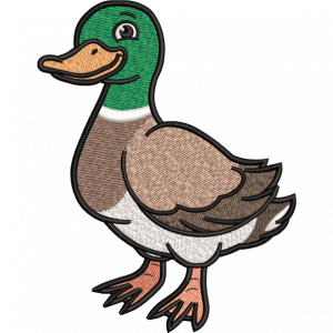 ducky embroidery design