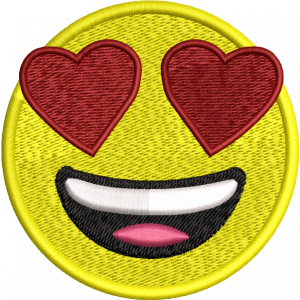 heart eyes emoji design