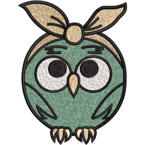 green owl design