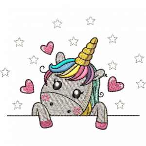 unicorn embroidery design