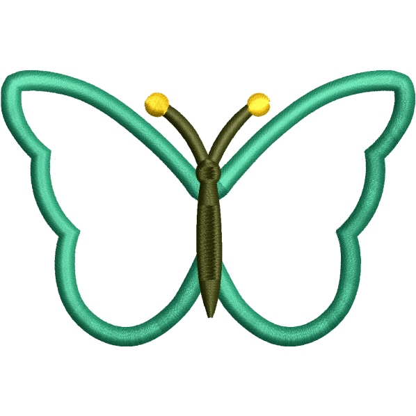 Green Little Butterfly