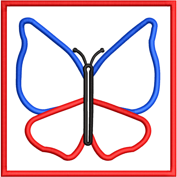 Frame Butterfly Design