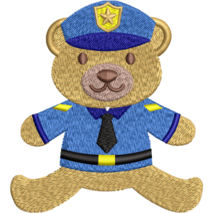 police bear design