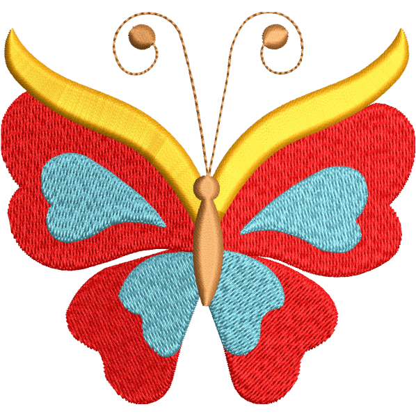multi color butterfly
