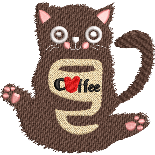 Coffee Cat Design