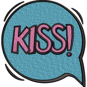 Kiss Monogram Design
