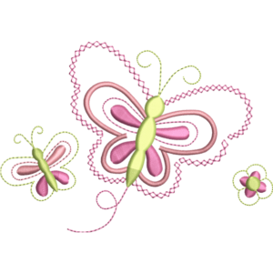 Pink Butterfly Design