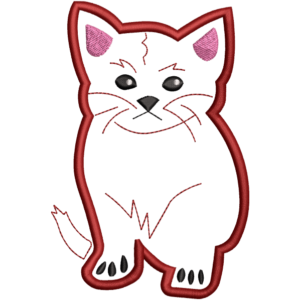 Red Outline Cat