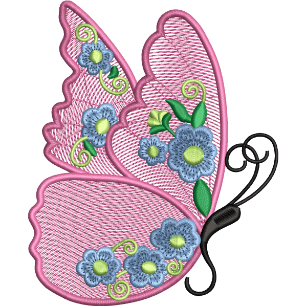 Floral Butterfly Design