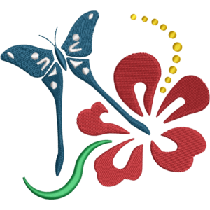 Butterfly Flower Design