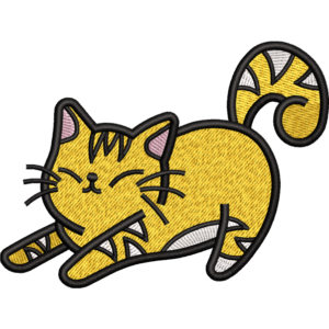 Yellowish Cat Design