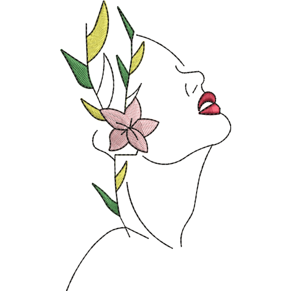 Flower Girl Sketch Design