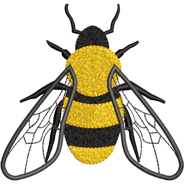 Great Yellow Bee Design