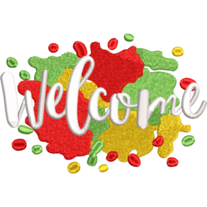 Welcome Embroidery