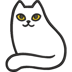 Yellow Eyes Cat Design