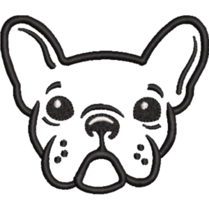 French Bulldog Face Design