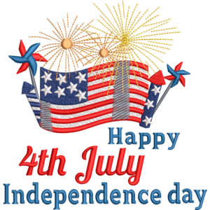 4th July Independence Day Design