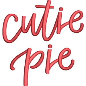 Fancy Cutie Pie Monogram