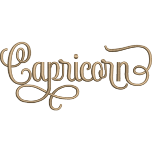 Capricorn Word Design