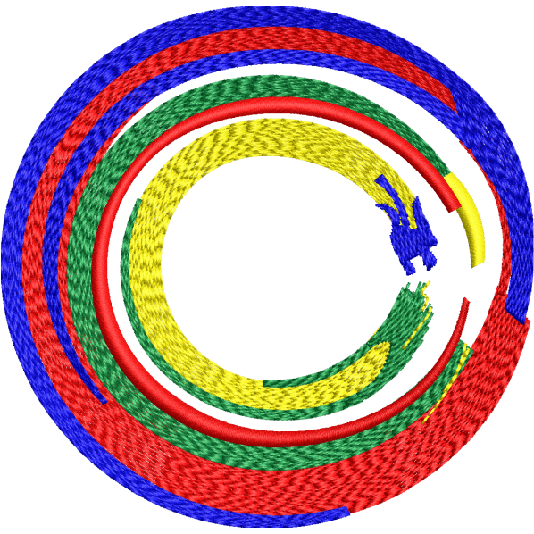 Multi Color Circle Design