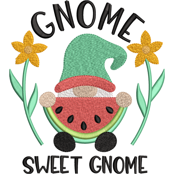 Gnome With Watermelon