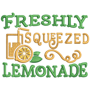 Freshly Lemonade Text