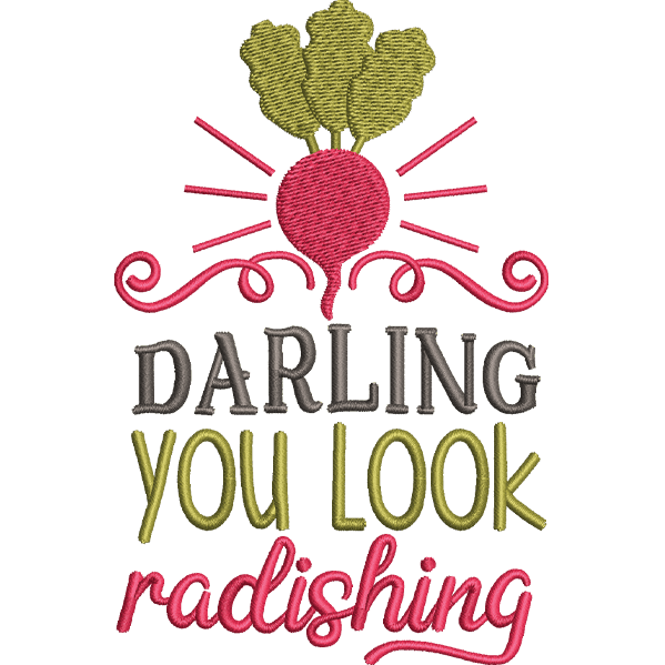 Darling Look Text Design