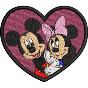 Mickey In Heart Frame