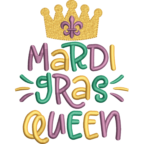 Mardi Gras Queen Text