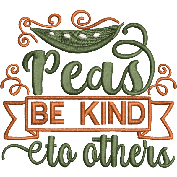 Peas Be Kind Text