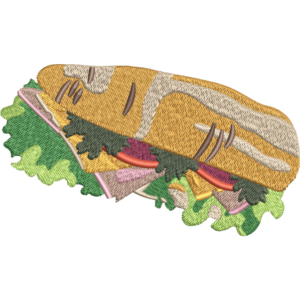 Sandwich Embroidery Design