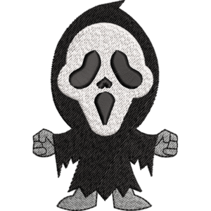 Small Ghost Embroidery Design