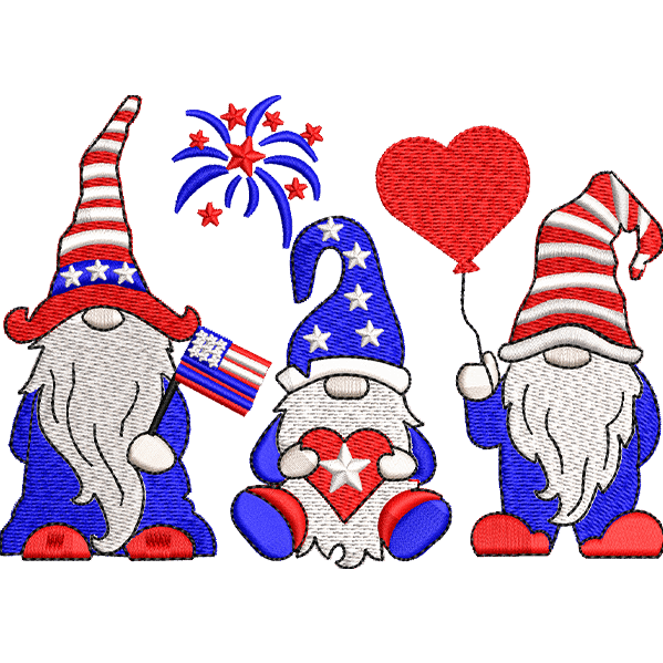 Gnome Love America Design