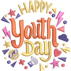 Happy Youth Day Design