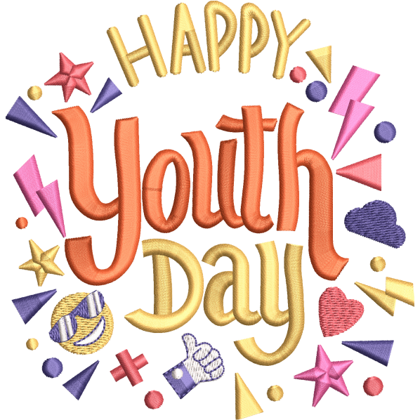 Happy Youth Day Design